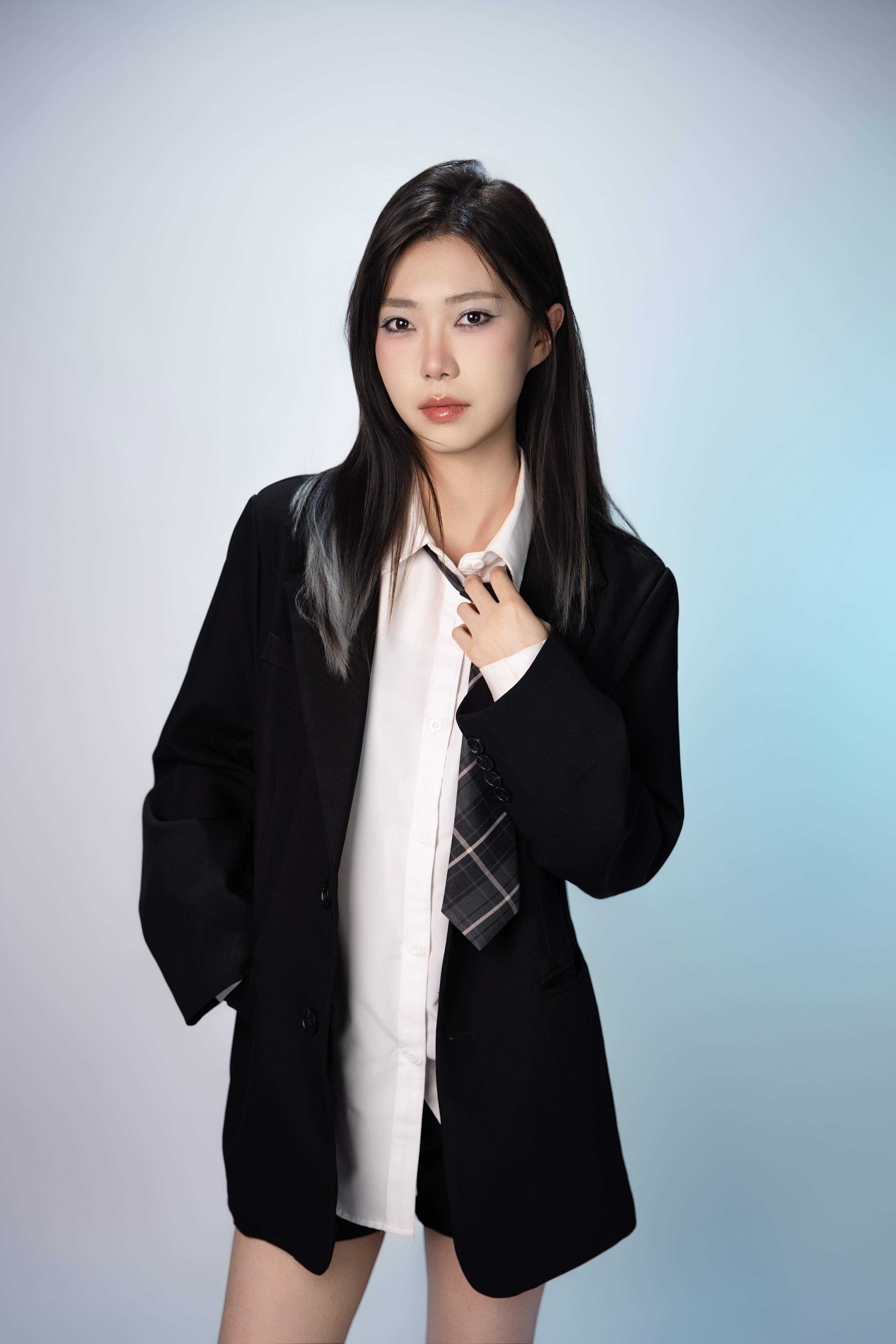 Vera working with a client